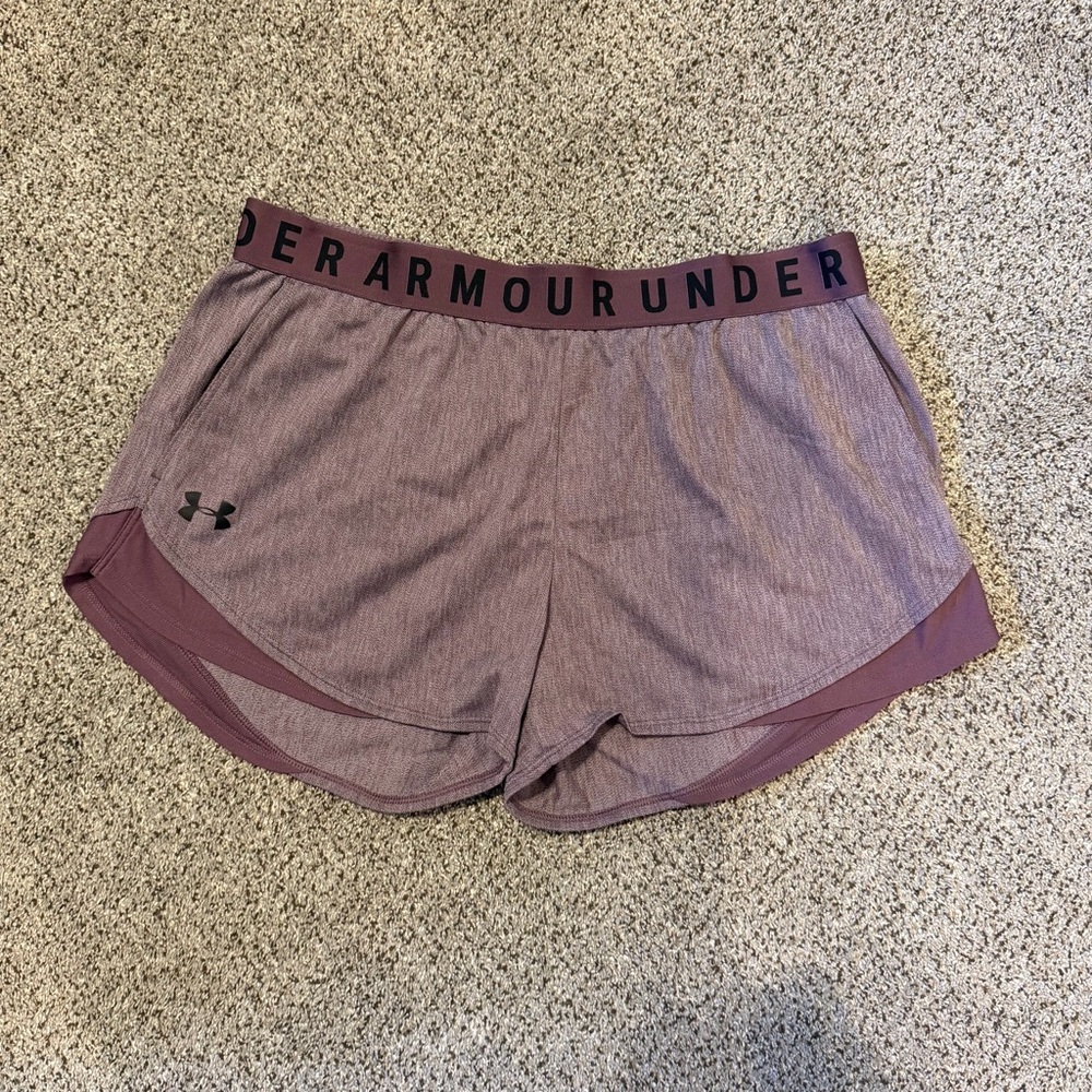 Under Armour Women's Athletic Shorts in Purple
